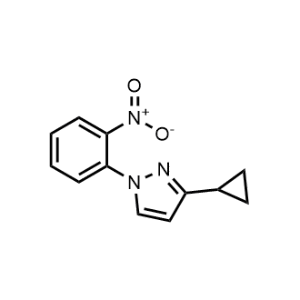3-Cyclopropyl-1-(2-nitrophenyl)-1H-pyrazole|CS-0339113