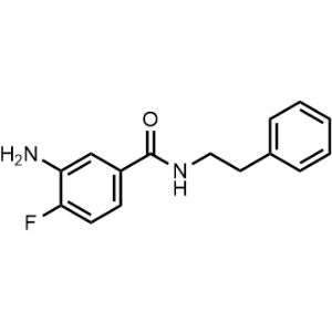 3-Amino-4-fluoro-N-phenethylbenzamide|CS-0339223