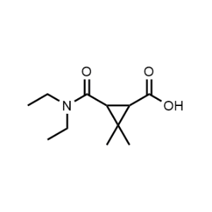 3-(Diethylcarbamoyl)-2,2-dimethylcyclopropane-1-carboxylic acid|CS-0339268