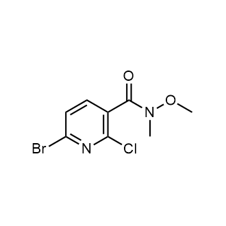 6-Bromo-2-chloro-N-methoxy-N-methylnicotinamide|CS-0339279