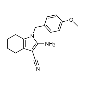 2-Amino-1-(4-methoxybenzyl)-4,5,6,7-tetrahydro-1H-indole-3-carbonitrile|CS-0339291