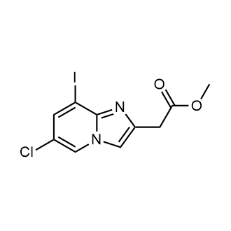 Methyl 2-(6-chloro-8-iodoimidazo[1,2-a]pyridin-2-yl)acetate|CS-0339305