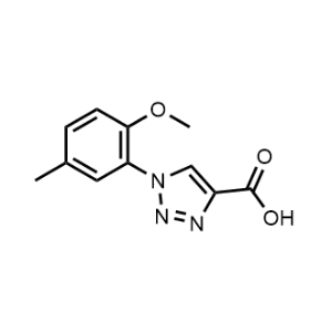 1-(2-Methoxy-5-methylphenyl)-1H-1,2,3-triazole-4-carboxylic acid|CS-0339715