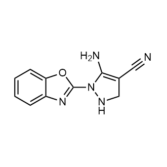 5-Amino-1-(benzo[d]oxazol-2-yl)-2,3-dihydro-1H-pyrazole-4-carbonitrile|CS-0339740