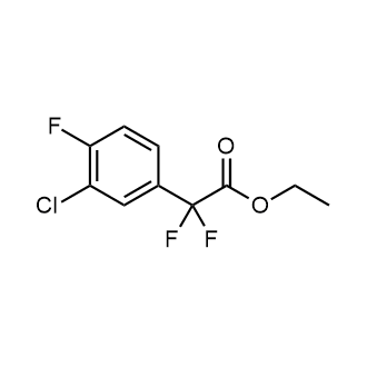 Ethyl 2-(3-chloro-4-fluorophenyl)-2,2-difluoroacetate|CS-0339762