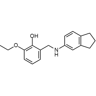 2-(((2,3-Dihydro-1H-inden-5-yl)amino)methyl)-6-ethoxyphenol|CS-0339838
