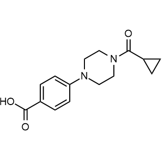 4-(4-(Cyclopropanecarbonyl)piperazin-1-yl)benzoic acid|CS-0339861