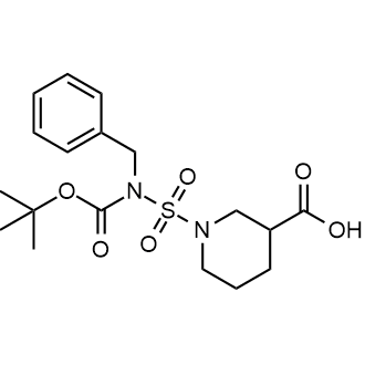 1-(N-benzyl-N-(tert-butoxycarbonyl)sulfamoyl)piperidine-3-carboxylic acid|CS-0339902