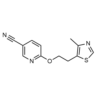 6-(2-(4-Methylthiazol-5-yl)ethoxy)nicotinonitrile|CS-0339914