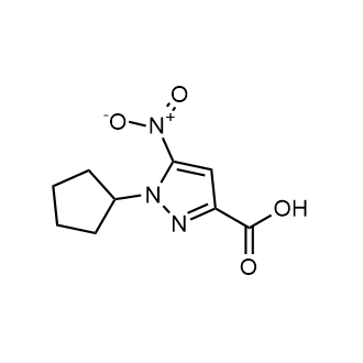 1-Cyclopentyl-5-nitro-1H-pyrazole-3-carboxylic acid|CS-0339976