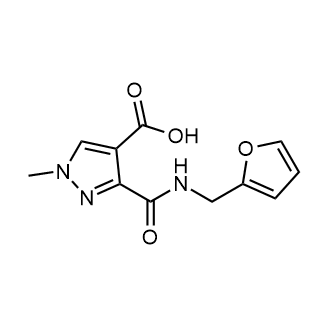 3-((Furan-2-ylmethyl)carbamoyl)-1-methyl-1H-pyrazole-4-carboxylic acid|CS-0339979