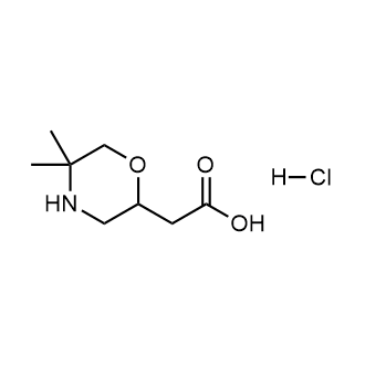 (5,5-Dimethyl-morpholin-2-yl)-acetic acid hydrochloride|CS-0340328