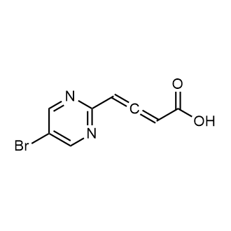 4-(5-Bromo-pyrimidin-2-yl)-buta-2,3-dienoic acid|CS-0340394