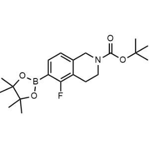 2-Boc-5-Fluoro-1,2,3,4-tetrahydro-isoquinoline-6-boronic acid pinacol ester|CS-0340474