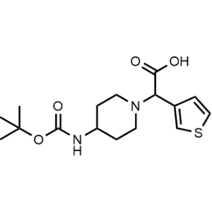 (4-Boc-amino-piperidin-1-yl)-thiophen-3-yl-acetic acid|CS-0340597