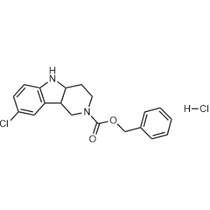 8-Chloro-1,3,4,4a,5,9b-hexahydro-pyrido[4,3-b]indole-2-carboxylic acid benzyl ester hydrochloride|CS-0340715