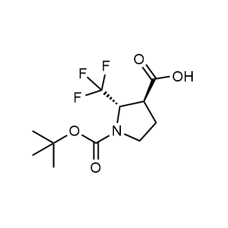 trans-2-Trifluoromethyl-pyrrolidine-1,3-dicarboxylic acid 1-tert-butyl ester|CS-0341226