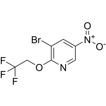 3-Bromo-5-nitro-2-(2,2,2-trifluoro-ethoxy)-pyridine|CS-0341563