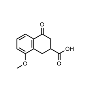8-Methoxy-4-oxo-1,2,3,4-tetrahydro-naphthalene-2-carboxylic acid|CS-0341896