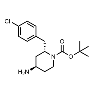 (2S,4R)-tert-butyl 4-amino-2-(4-chlorobenzyl)piperidine-1-carboxylate|CS-0341952