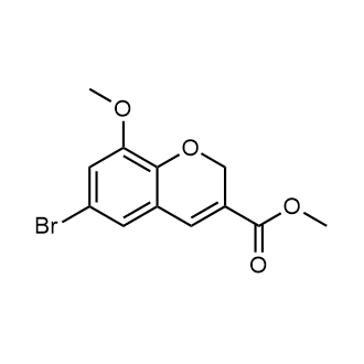 6-Bromo-8-methoxy-2H-chromene-3-carboxylic acid methyl ester|CS-0342086