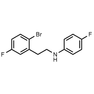 [2-(2-Bromo-5-fluoro-phenyl)-ethyl]-(4-fluoro-phenyl)-amine|CS-0342402