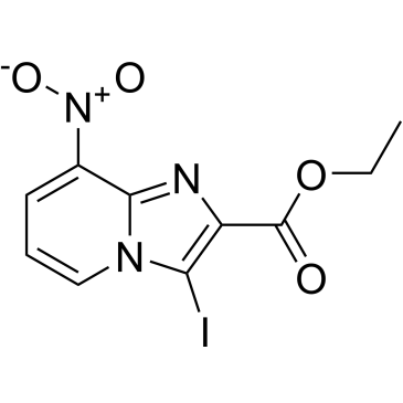 3-Iodo-8-nitro-imidazo[1,2-a]pyridine-2-carboxylic acid ethyl ester|CS-0342855