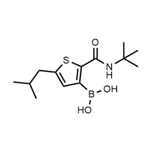 (2-(tert-Butylcarbamoyl)-5-isobutylthiophen-3-yl)boronic acid|CS-0343054