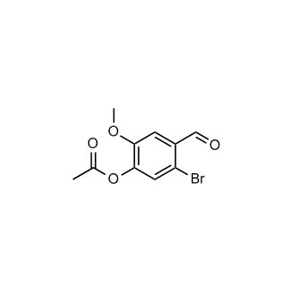 5-Bromo-4-formyl-2-methoxyphenyl acetate|CS-0343320