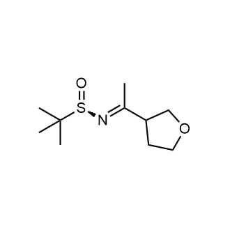 (R)-2-Methyl-N-(1-(tetrahydrofuran-3-yl)ethylidene)propane-2-sulfinamide|CS-0343587