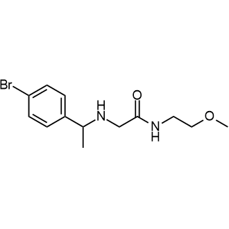 2-((1-(4-Bromophenyl)ethyl)amino)-n-(2-methoxyethyl)acetamide|CS-0343680