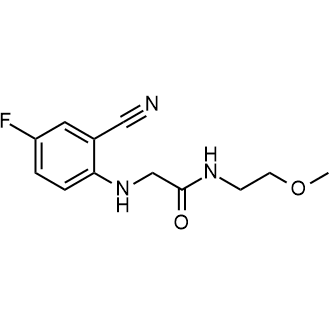 2-((2-Cyano-4-fluorophenyl)amino)-n-(2-methoxyethyl)acetamide|CS-0343685