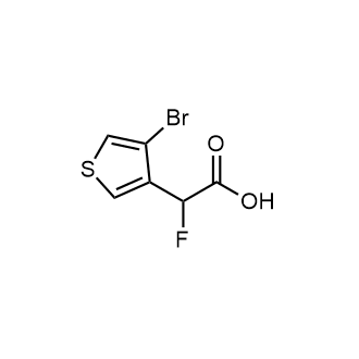 2-(4-Bromothiophen-3-yl)-2-fluoroacetic acid|CS-0344231