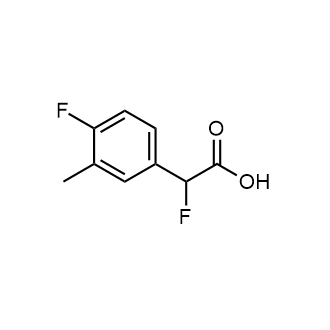2-Fluoro-2-(4-fluoro-3-methylphenyl)acetic acid|CS-0344384