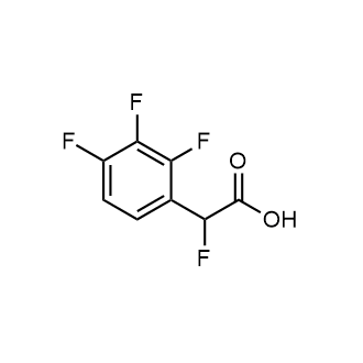 2-Fluoro-2-(2,3,4-trifluorophenyl)acetic acid|CS-0344385