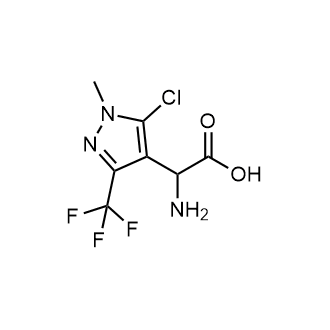 2-Amino-2-(5-chloro-1-methyl-3-(trifluoromethyl)-1h-pyrazol-4-yl)acetic acid|CS-0344459
