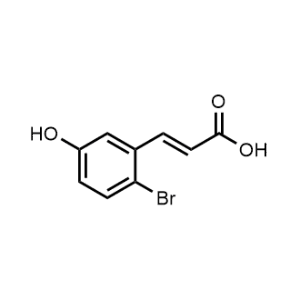 3-(2-Bromo-5-hydroxyphenyl)acrylic acid|CS-0345035