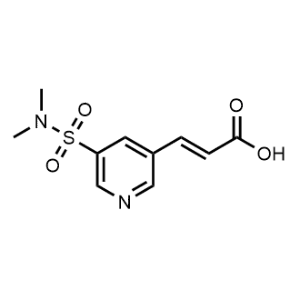 3-(5-(n,n-Dimethylsulfamoyl)pyridin-3-yl)acrylic acid|CS-0345042