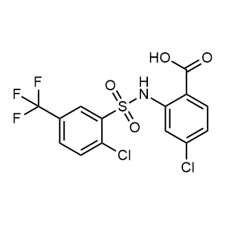 4-Chloro-2-((2-chloro-5-(trifluoromethyl)phenyl)sulfonamido)benzoic acid|CS-0345290