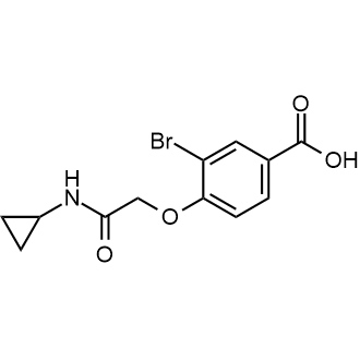 3-Bromo-4-(2-(cyclopropylamino)-2-oxoethoxy)benzoic acid|CS-0345359