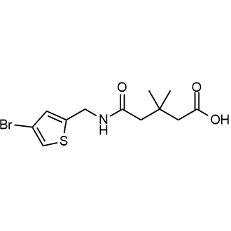 5-(((4-Bromothiophen-2-yl)methyl)amino)-3,3-dimethyl-5-oxopentanoic acid|CS-0345476
