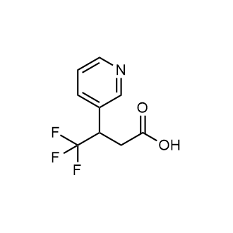 4,4,4-Trifluoro-3-(pyridin-3-yl)butanoic acid|CS-0345581