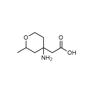 2-(4-Amino-2-methyltetrahydro-2h-pyran-4-yl)acetic acid|CS-0345694