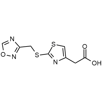 2-(2-(((1,2,4-Oxadiazol-3-yl)methyl)thio)thiazol-4-yl)acetic acid|CS-0345761