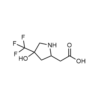 2-(4-Hydroxy-4-(trifluoromethyl)pyrrolidin-2-yl)acetic acid|CS-0345819