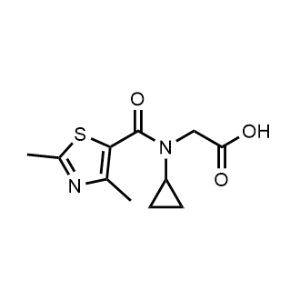 N-Cyclopropyl-N-(2,4-dimethylthiazole-5-carbonyl)glycine|CS-0346149