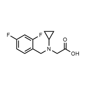 N-Cyclopropyl-N-(2,4-difluorobenzyl)glycine|CS-0346165