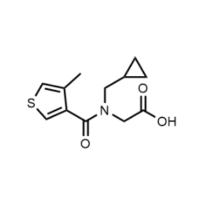 N-(Cyclopropylmethyl)-N-(4-methylthiophene-3-carbonyl)glycine|CS-0346189