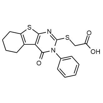 2-((4-Oxo-3-phenyl-3,4,5,6,7,8-hexahydrobenzo[4,5]thieno[2,3-d]pyrimidin-2-yl)thio)acetic acid|CS-0346356