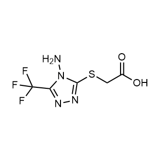 2-((4-Amino-5-(trifluoromethyl)-4h-1,2,4-triazol-3-yl)thio)acetic acid|CS-0346360